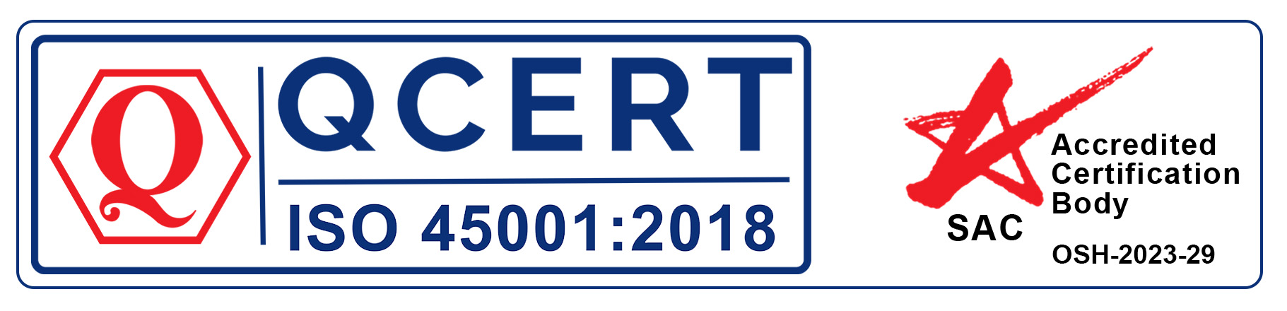 ISO 45001:2018 certification mark