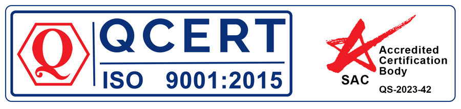 ISO 9001:2015 certification mark